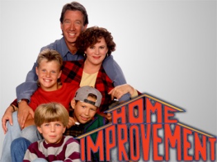 ABC--FILE PHOTO--HOME IMPROVEMENT-- Starring in the ABC Televison Network's hit comedy series, HOME IMPROVEMENT, are (top to bottom) Tim Allen, Patricia Richardson, Zachary Ty Bryan, Jonathan Taylor Thomas and Taran Smith.